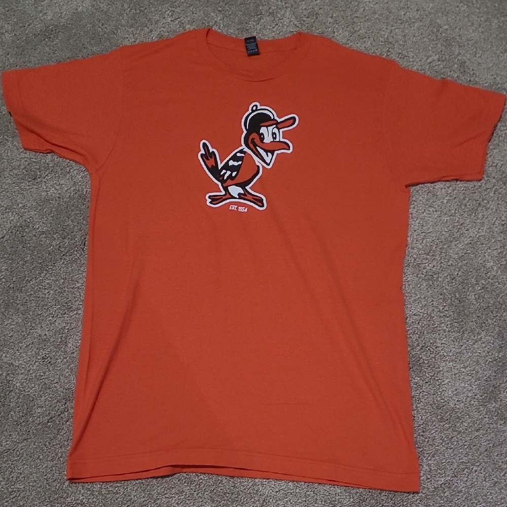 ⚾️ Baltimore Orioles SGA Orange Retro Graphic Tee - Medium - NWOT